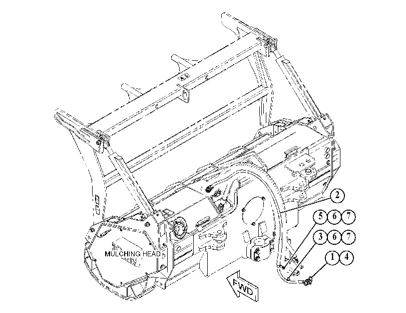 WIRING GP-MULCHING 5083298 CAT