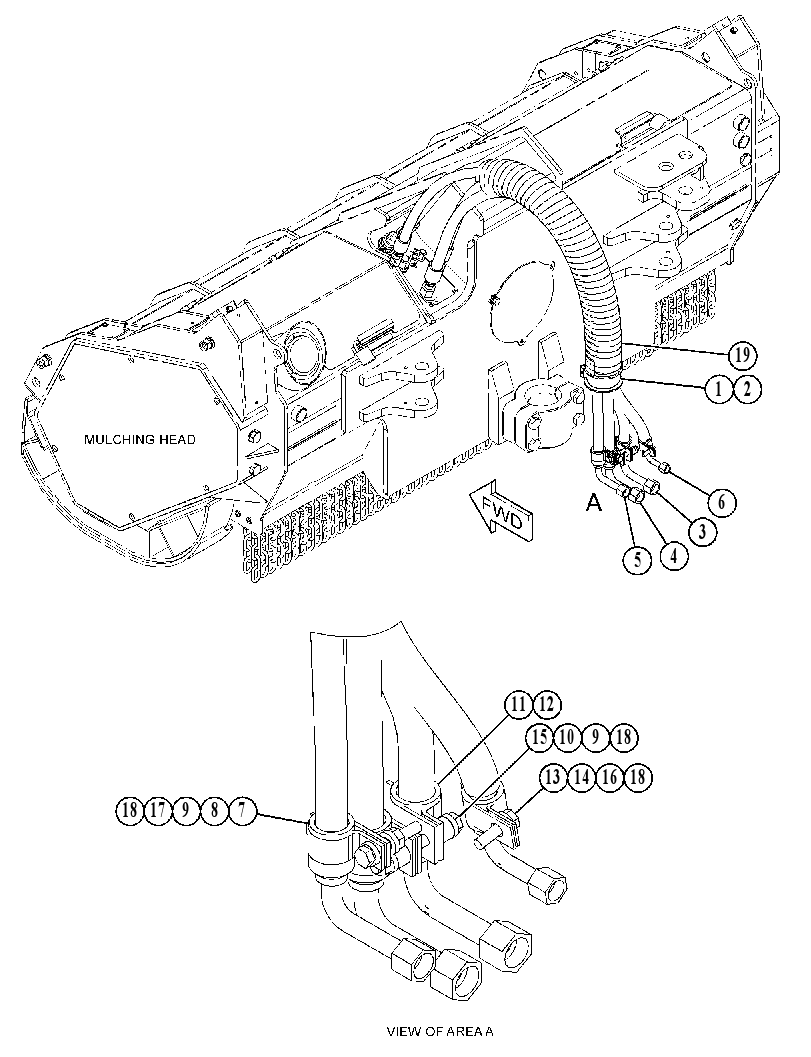 LINES GP-MULCHING HEAD 5077382 CAT