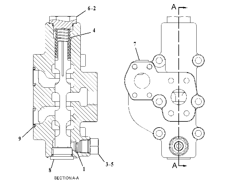 VALVE GP-DIRECTIONAL CONTROL 6E2805 CAT