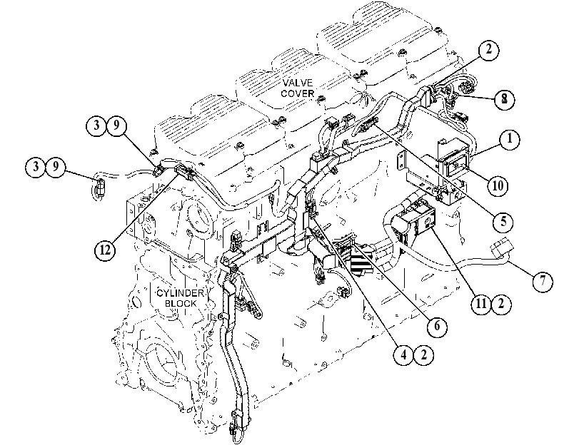 HARNESS GP-ENGINE 5086803 CAT
