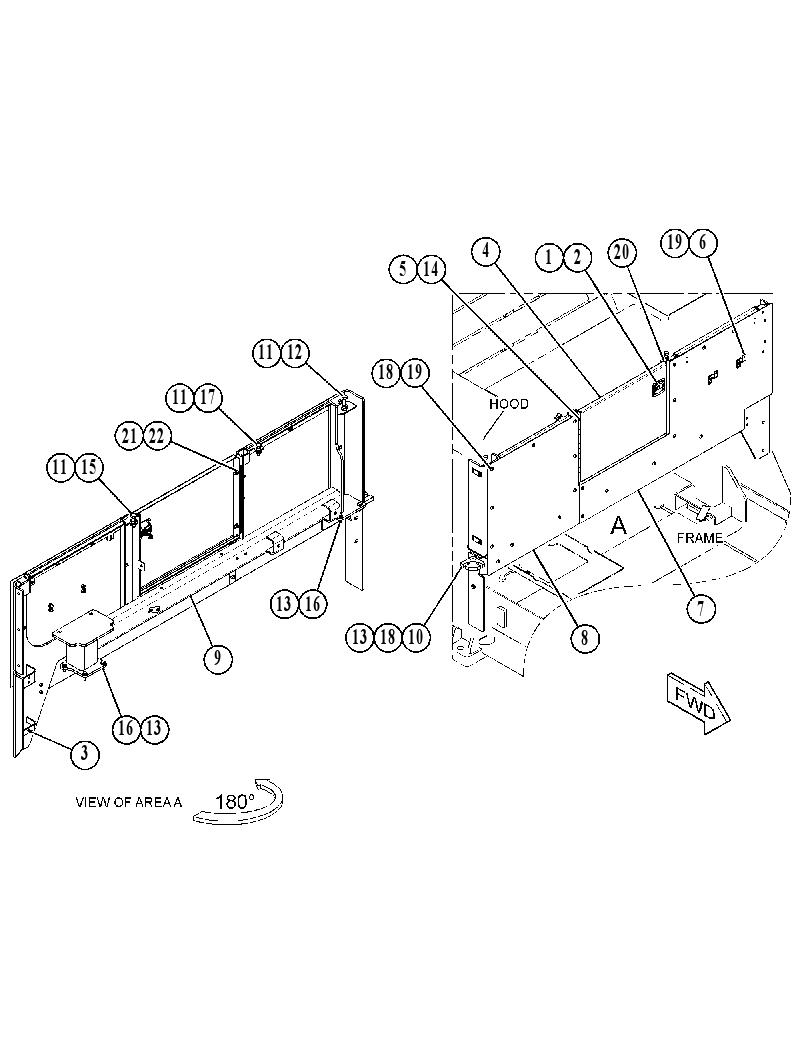 ENCLOSURE GP-FRONT 4650598 CAT