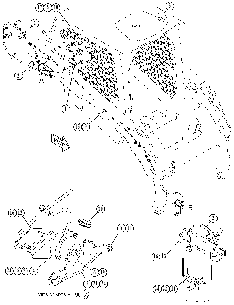 KIT-WORK TOOL POSITIONER 5234907 CAT