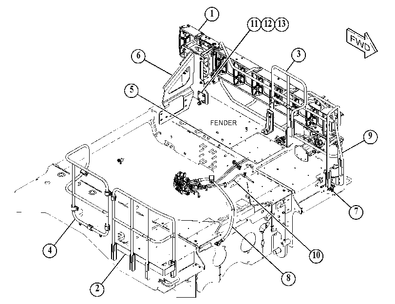 LADDER AR 5024154 CAT