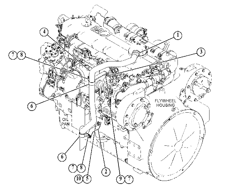 Система отвода газов 4737133 CAT