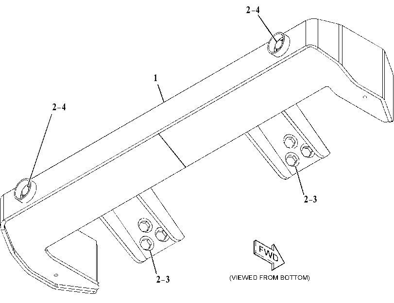 BUMPER GP 2653722 CAT