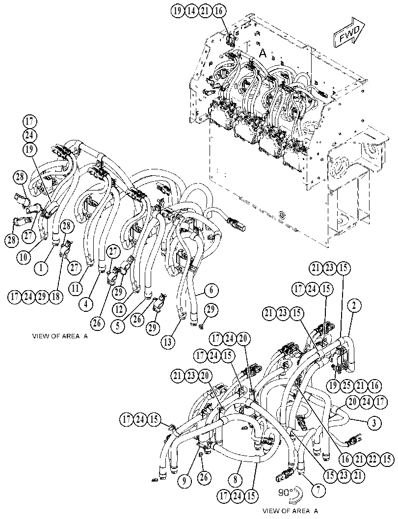 Трубопроводы AdBlue 5006190 CAT