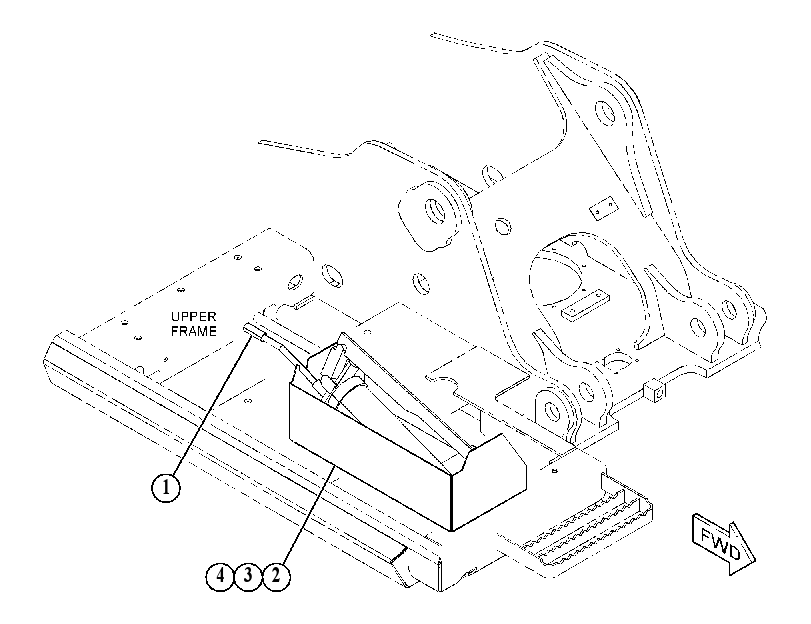 MOUNTING GP-GREASE GUN 4317849 CAT