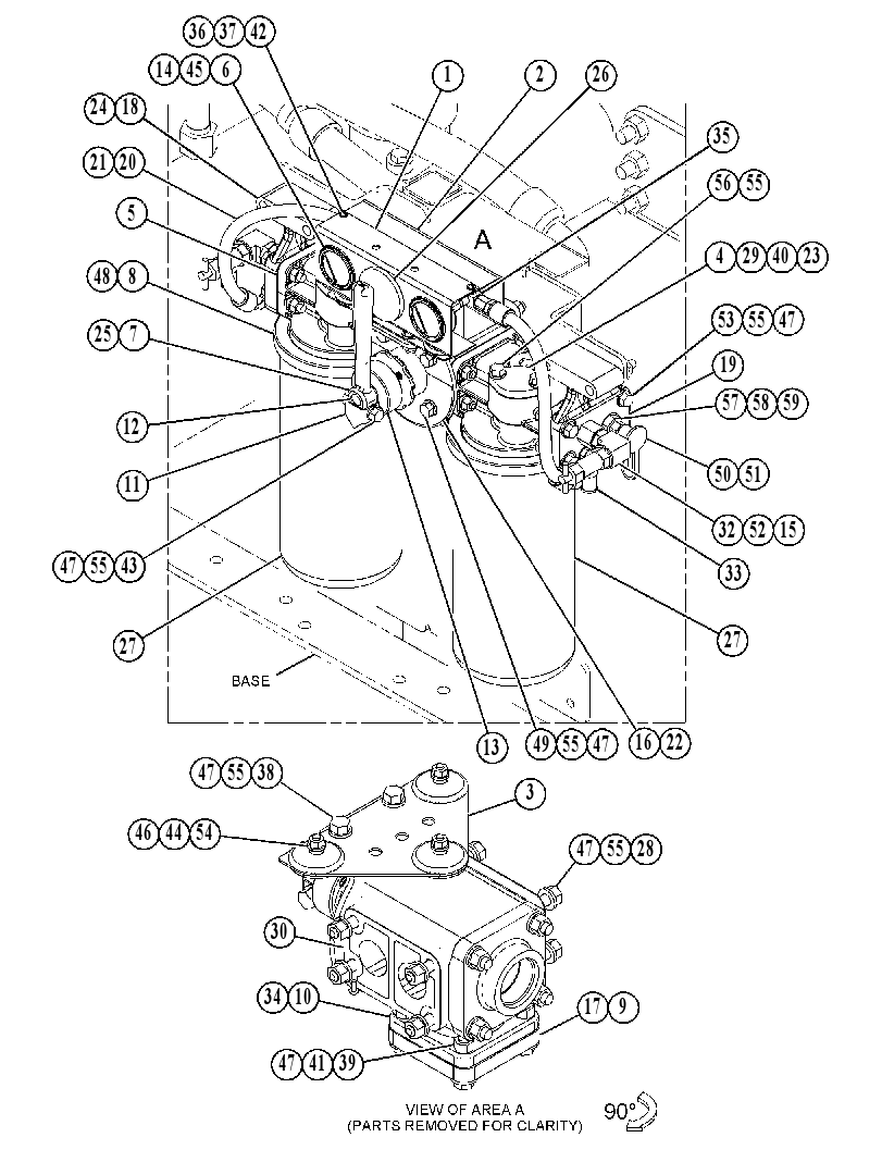 Фильтр масляный двигателя 4471953 CAT