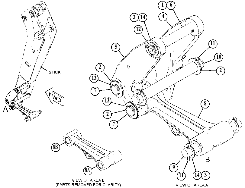 LINKAGE GP-BACKHOE BUCKET 4817714 CAT