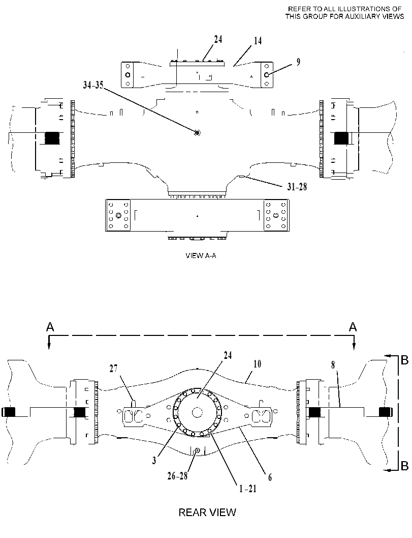 AXLE GP-OSCILLATING 1070699 CAT