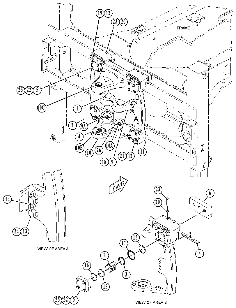 FRAME GP-SLIDING 4781498 CAT