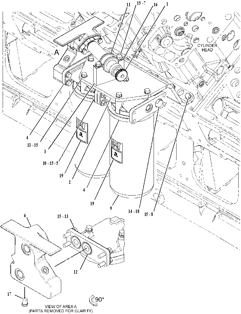 FILTER & MTG GP-FUEL 4193862 CAT
