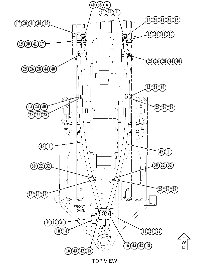 LINES GP-IMPLEMENT 5172407 CAT
