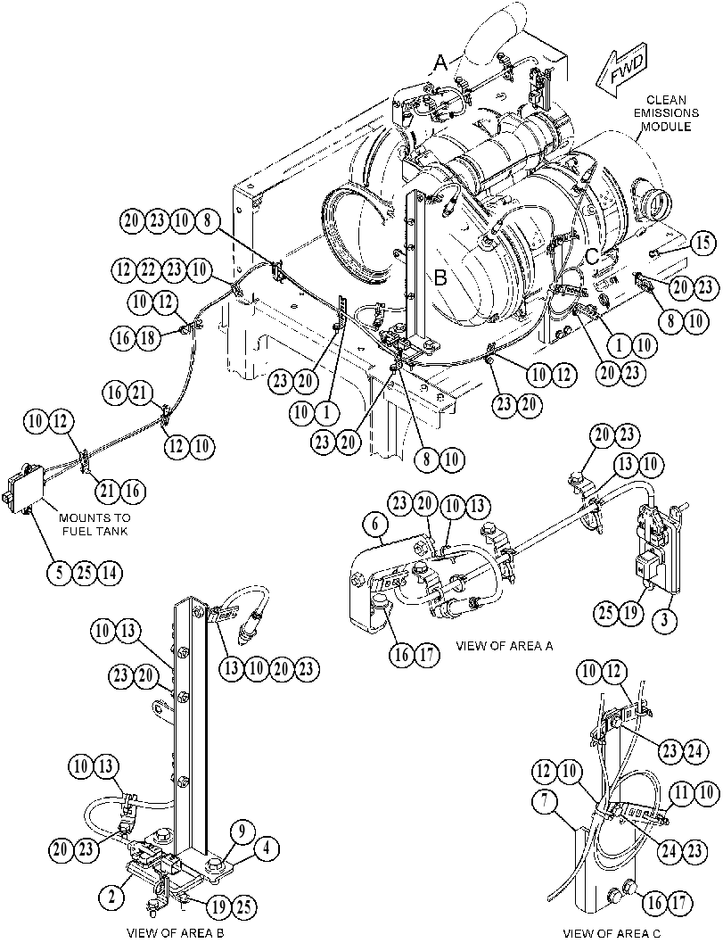 SENSOR & MTG GP-SOOT 3980027 CAT