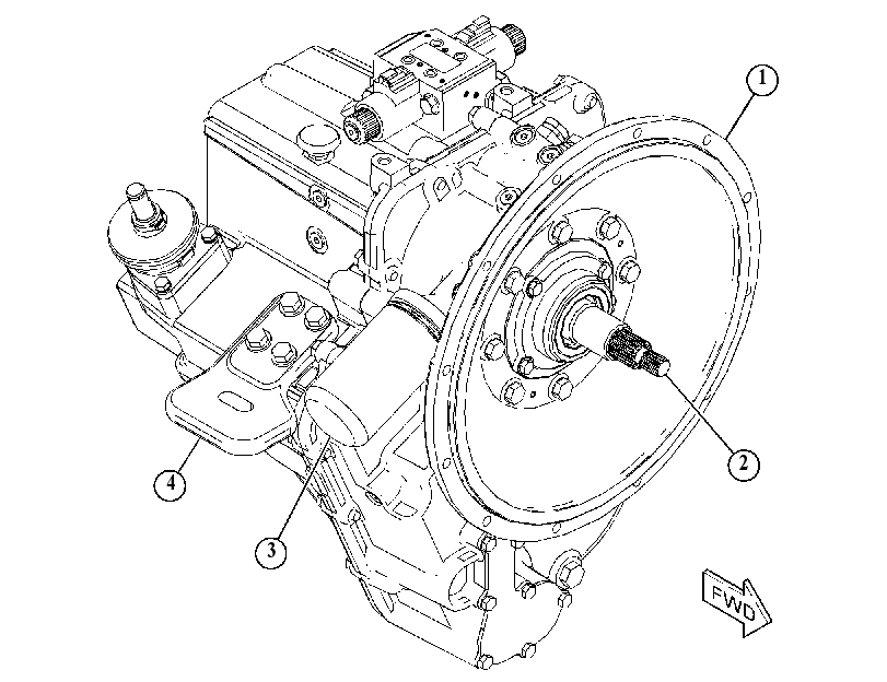 TRANSMISSION & MOUNTING GP 4783079 CAT