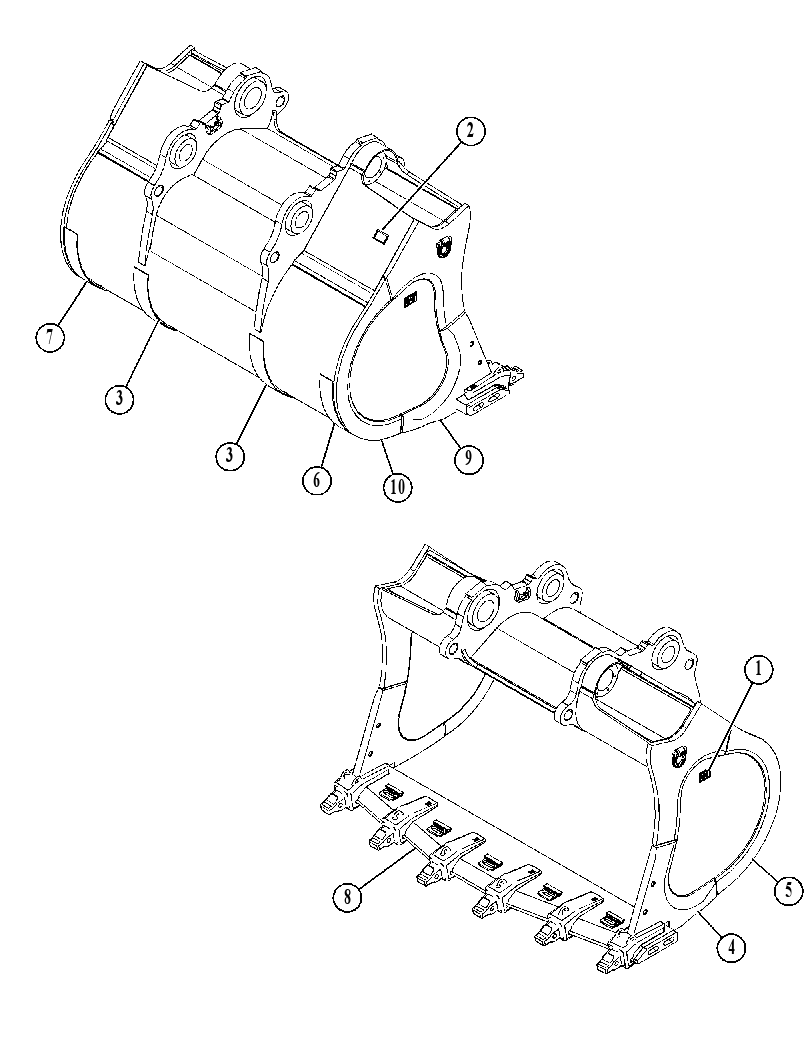 Ковш в сборе 4767711 CAT