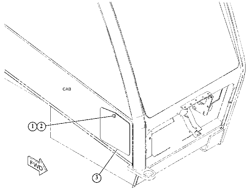 PLATE & MTG GP-CAB 4595376 CAT