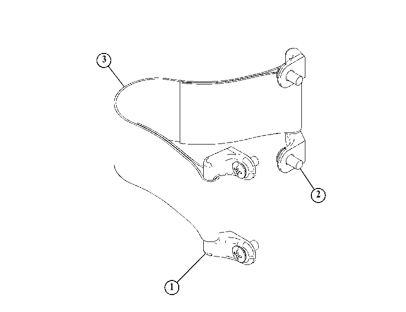 STRAP & MOUNTING GP-DOOR 4593492 CAT