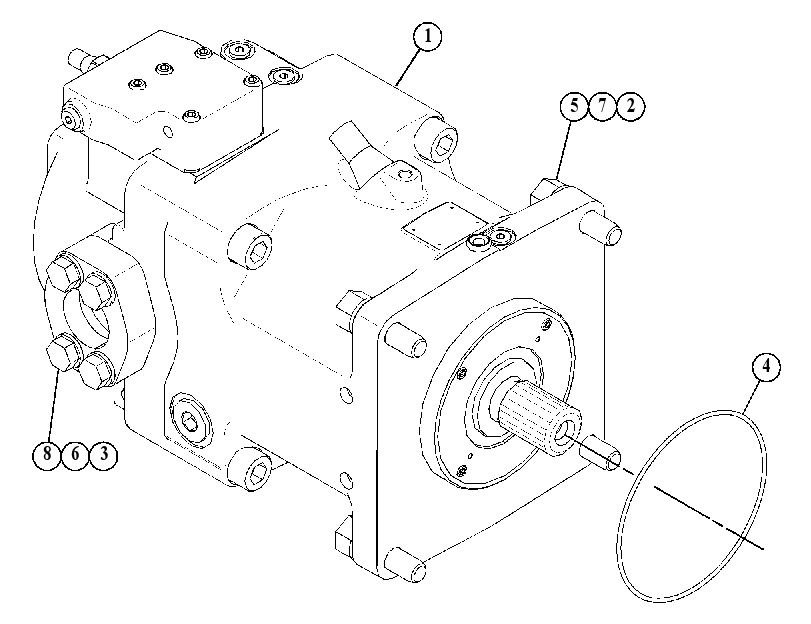 PUMP & MTG GP-STEERING 4646301 CAT