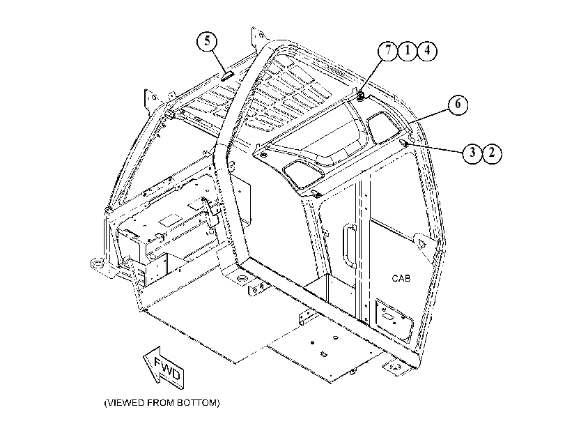 HEADLINER GP-CAB 5108455 CAT