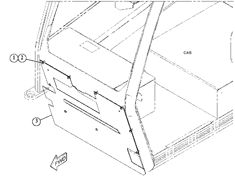 COVER & MOUNTING GP-CAB 4598143 CAT