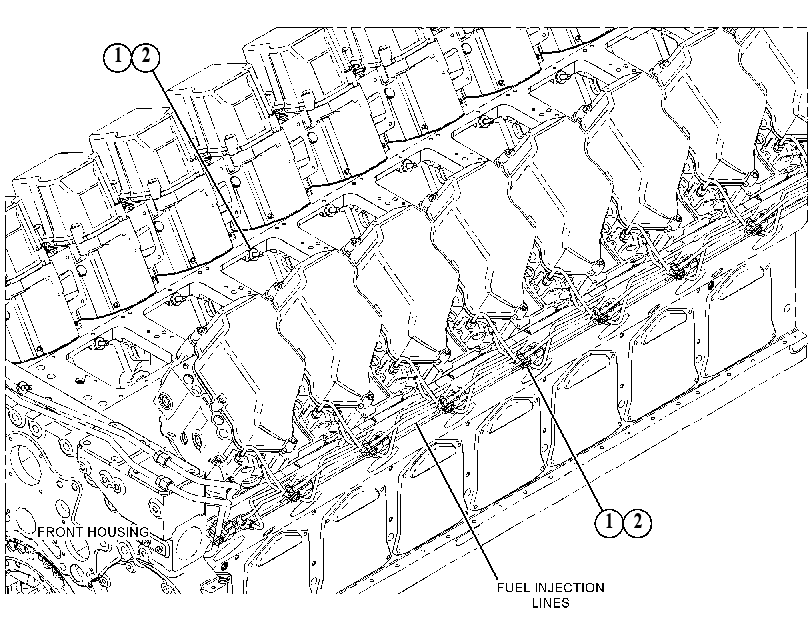 FASTENER GP-FUEL INJ LINES 4475664 CAT