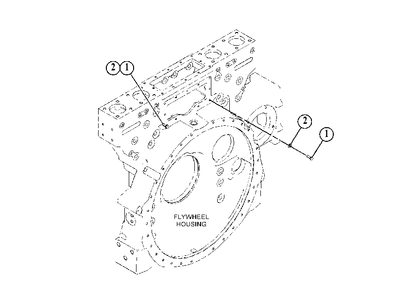 FASTENER GP-FLYWHEEL HOUSING 4613364 CAT
