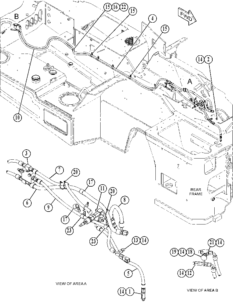 LINES GP-BRAKE RELEASE 5071894 CAT