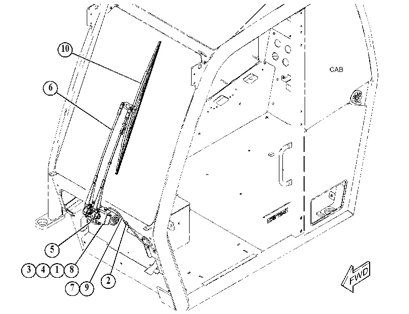 WIPER GP-FRONT 5108457 CAT