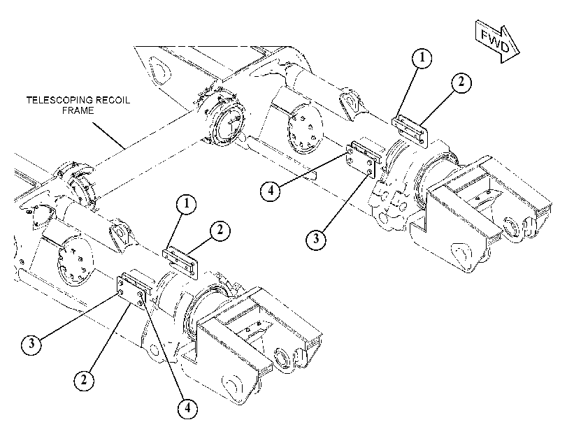 FASTENER GP-ROLLER FRAME 4263785 CAT