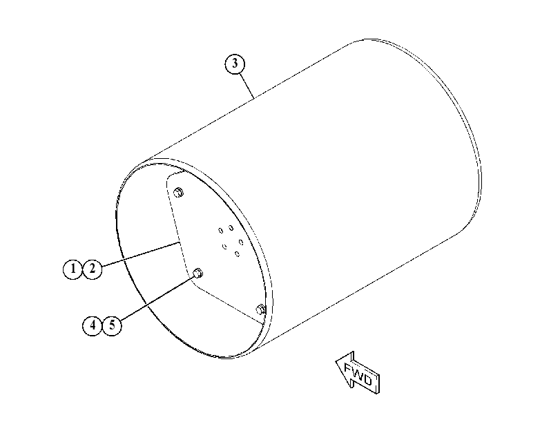 DRUM GP-COMPACTOR 5066826 CAT