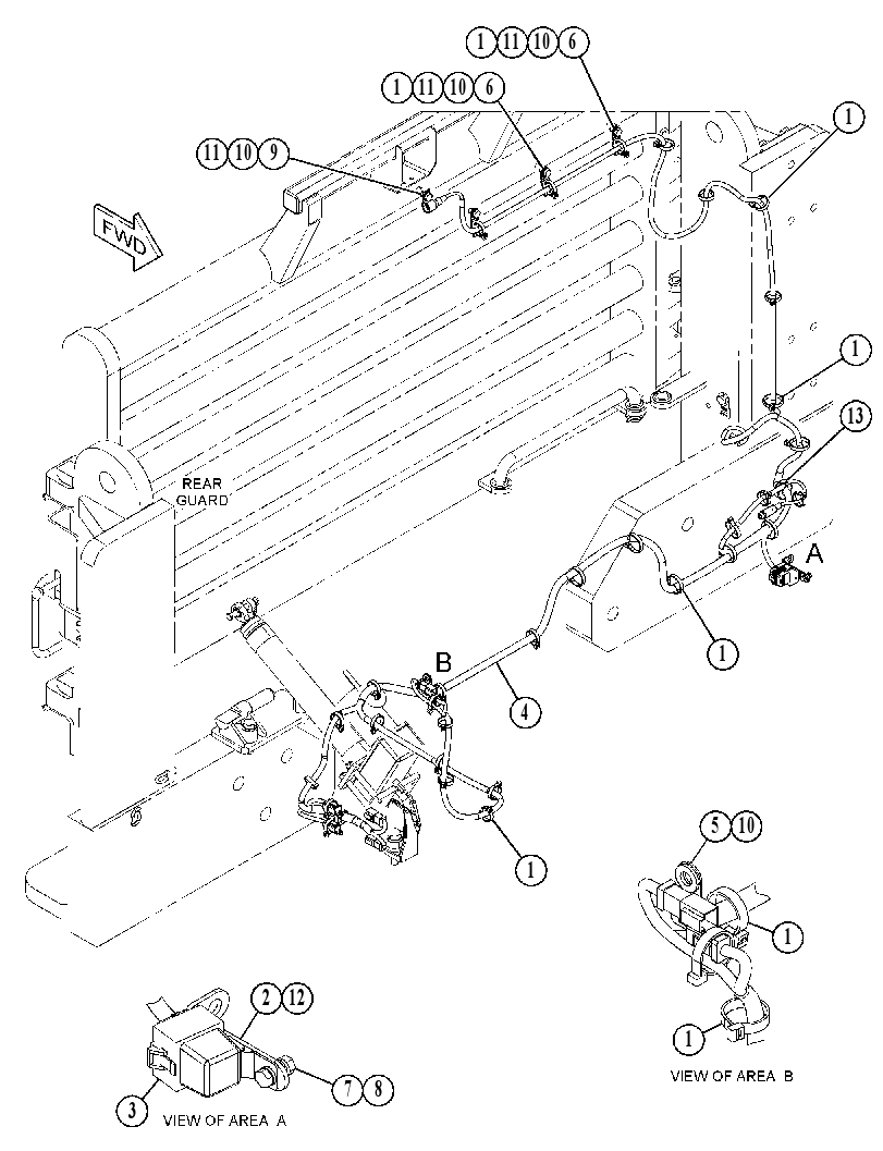 WIRING GP-BUMPER 4556346 CAT