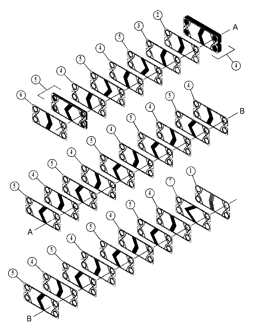 PLATE GP-HEAT EXCHANGER 4493087 CAT