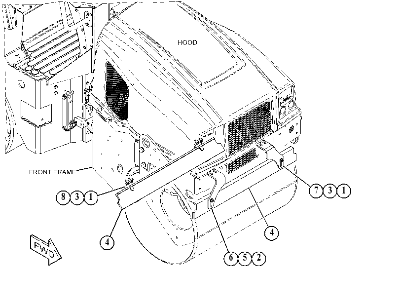 SCRAPER GP-DRUM 5222413 CAT