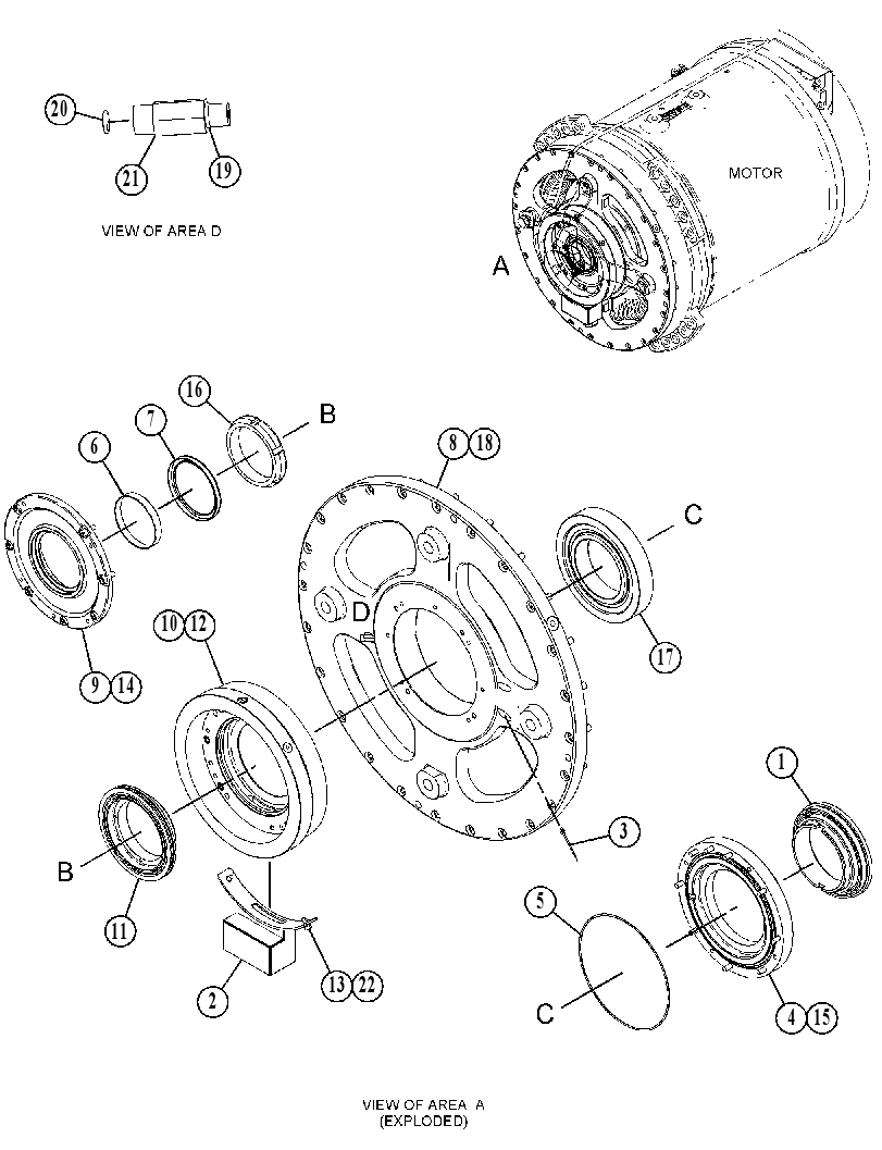 MOUNTING GP-MOTOR 4158667 CAT