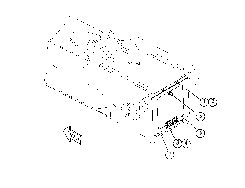 COVER & MTG GP-BOOM 4596906 CAT