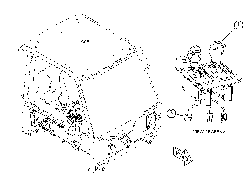 CONTROL GP-XMSN & HOIST 4773852 CAT