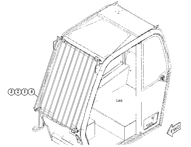 SCREEN & MTG GP-CAB 4593686 CAT