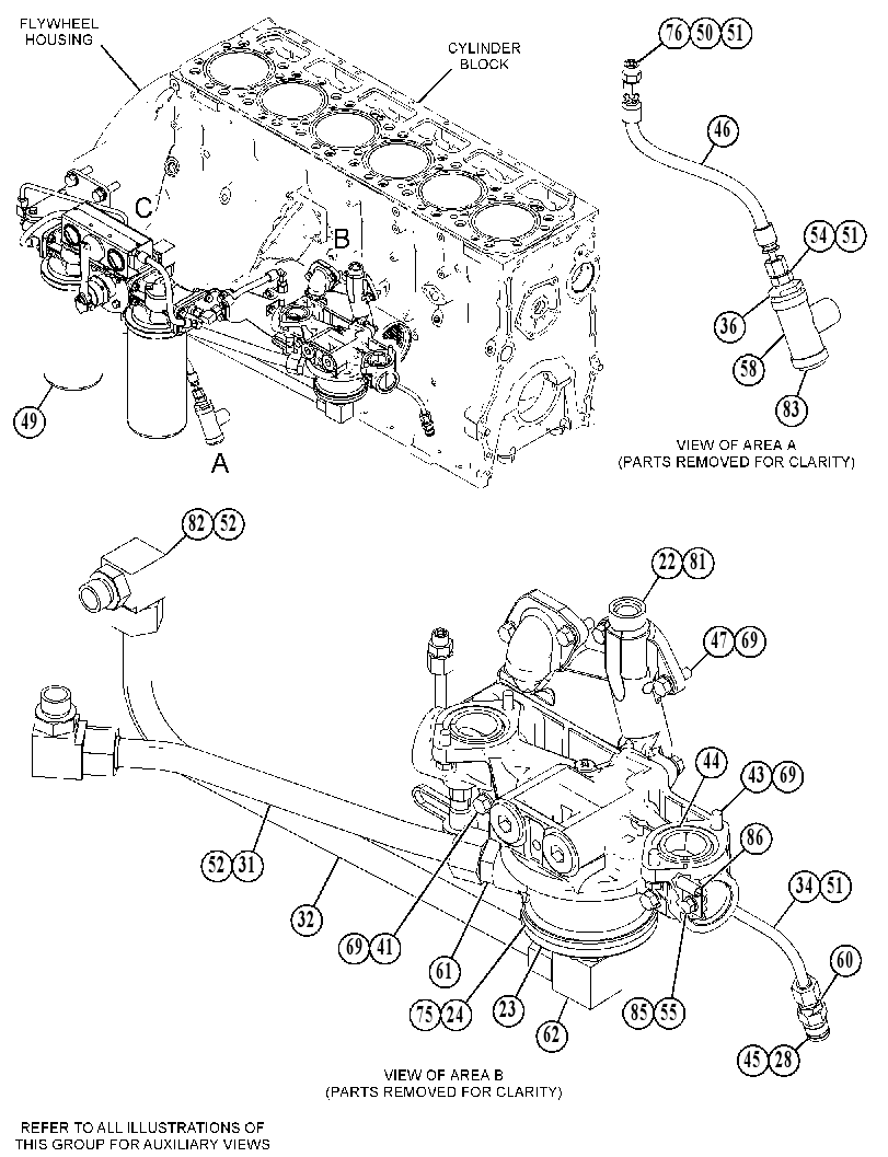 FILTER & LINES GP-ENGINE OIL 2675201 CAT