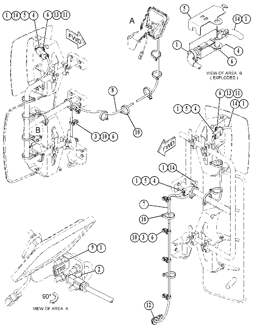 WIRING GP-MIRROR 4778337 CAT