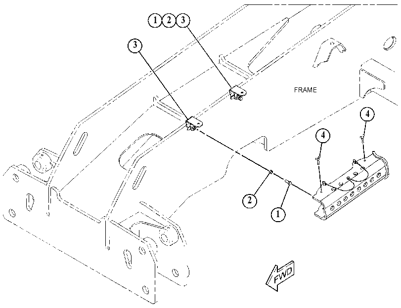 MOUNTING GP-BOOM 4598830 CAT