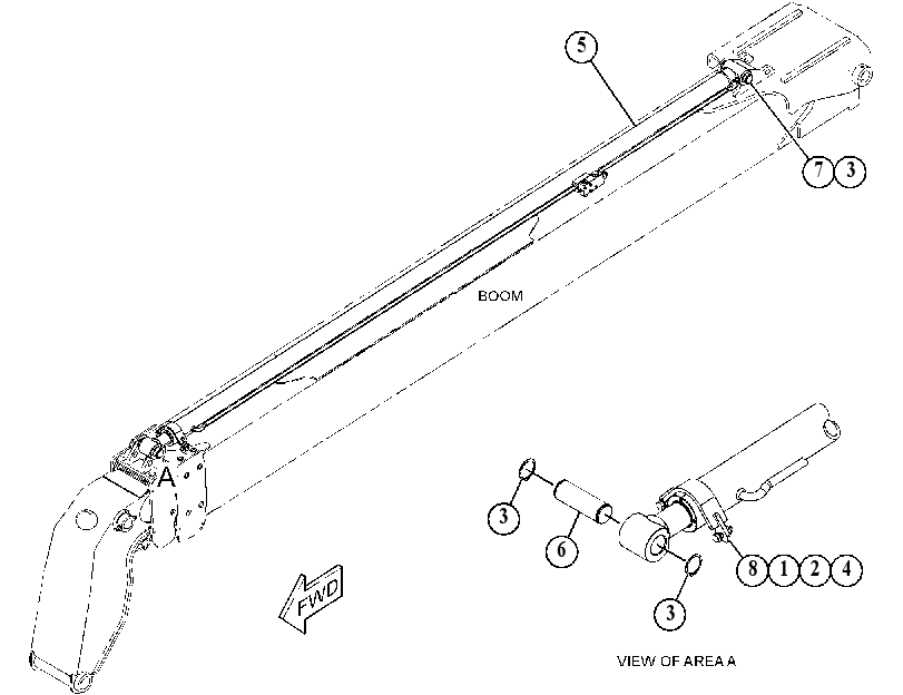 CYLINDER & MTG GP-TELESCOPING 5119189 CAT