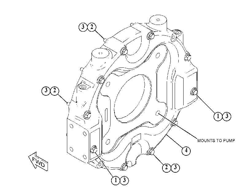 SUPPORT GP-PUMP 4928970 CAT