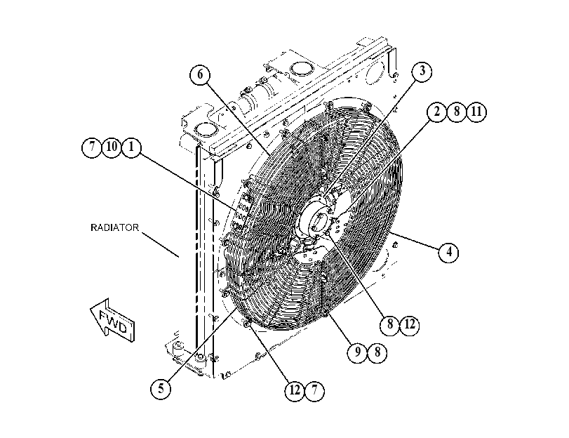 FAN GP-REVERSIBLE 3939042 CAT