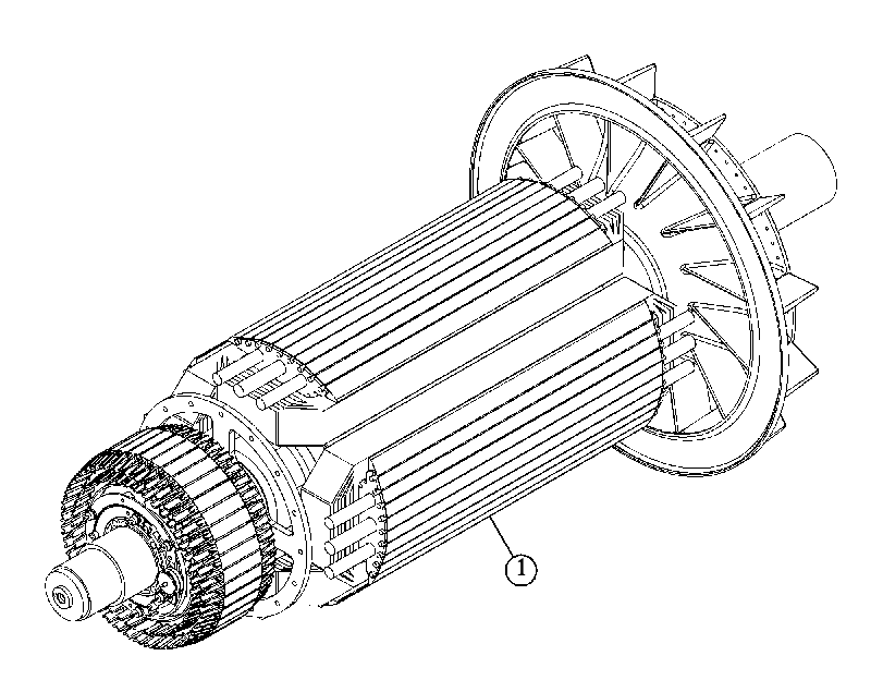 Ротор генератора 5202123 CAT
