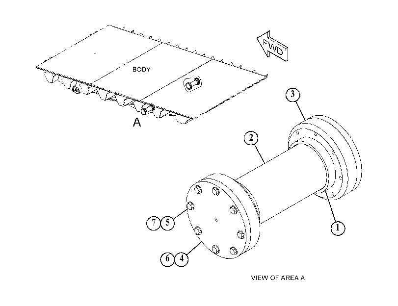 MOUNTING GP-TRUCK BODY 3282254 CAT