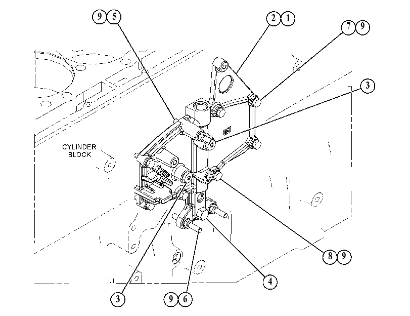 COVER & MTG GP-CYLINDER BLOCK 5157594 CAT