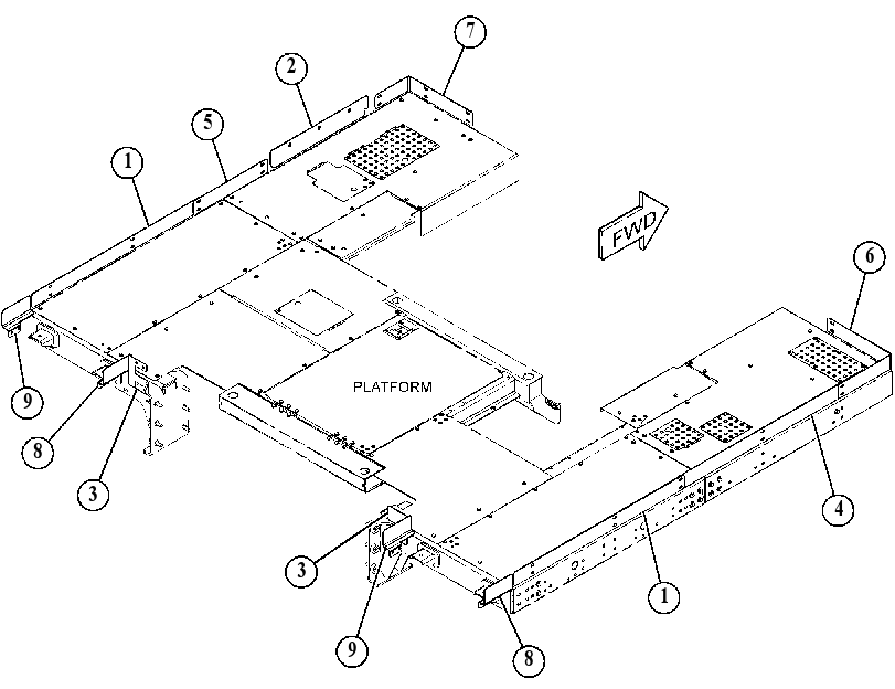 GUARD GP-PLATFORM 3868447 CAT