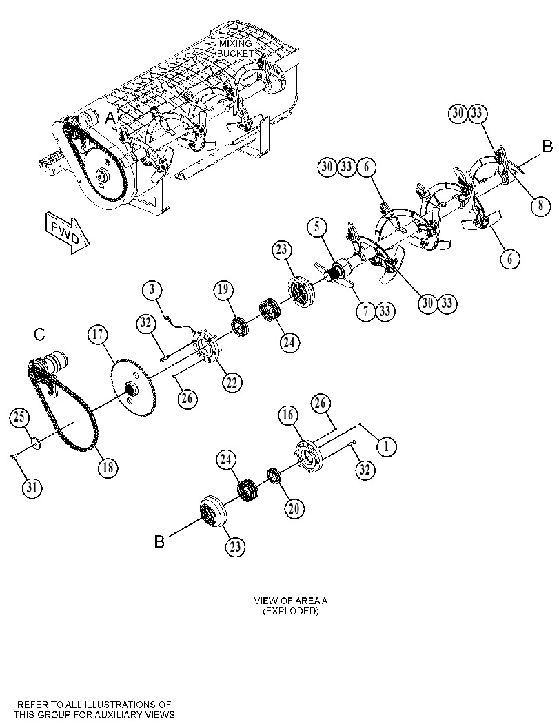 DRIVE GP-AUGER 4892152 CAT