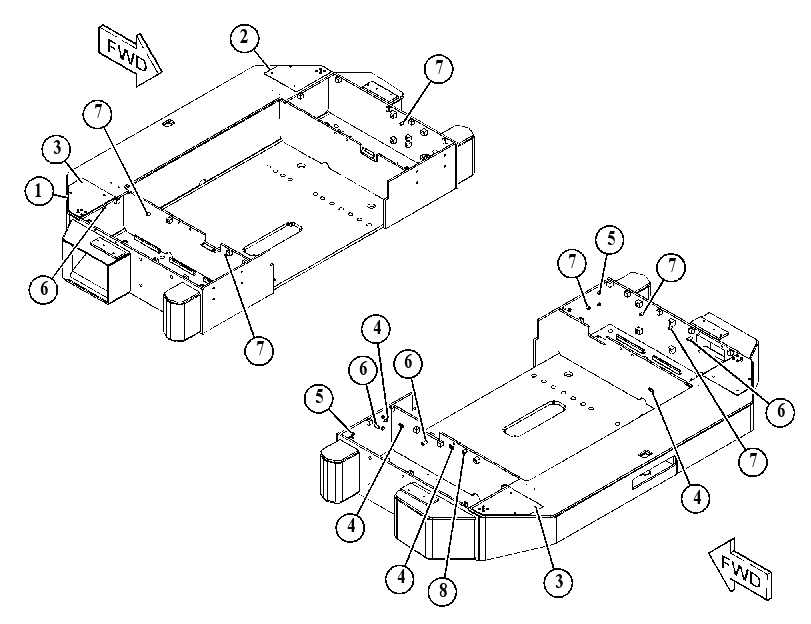 BUMPER AS-REAR 3991625 CAT
